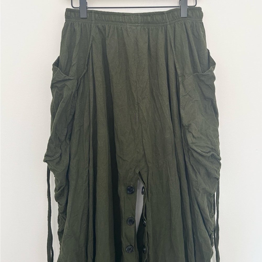Harem Pants Palazzo Dhoti Pants Lounge Trousers
Size: Medium - Picture 9 of 11
